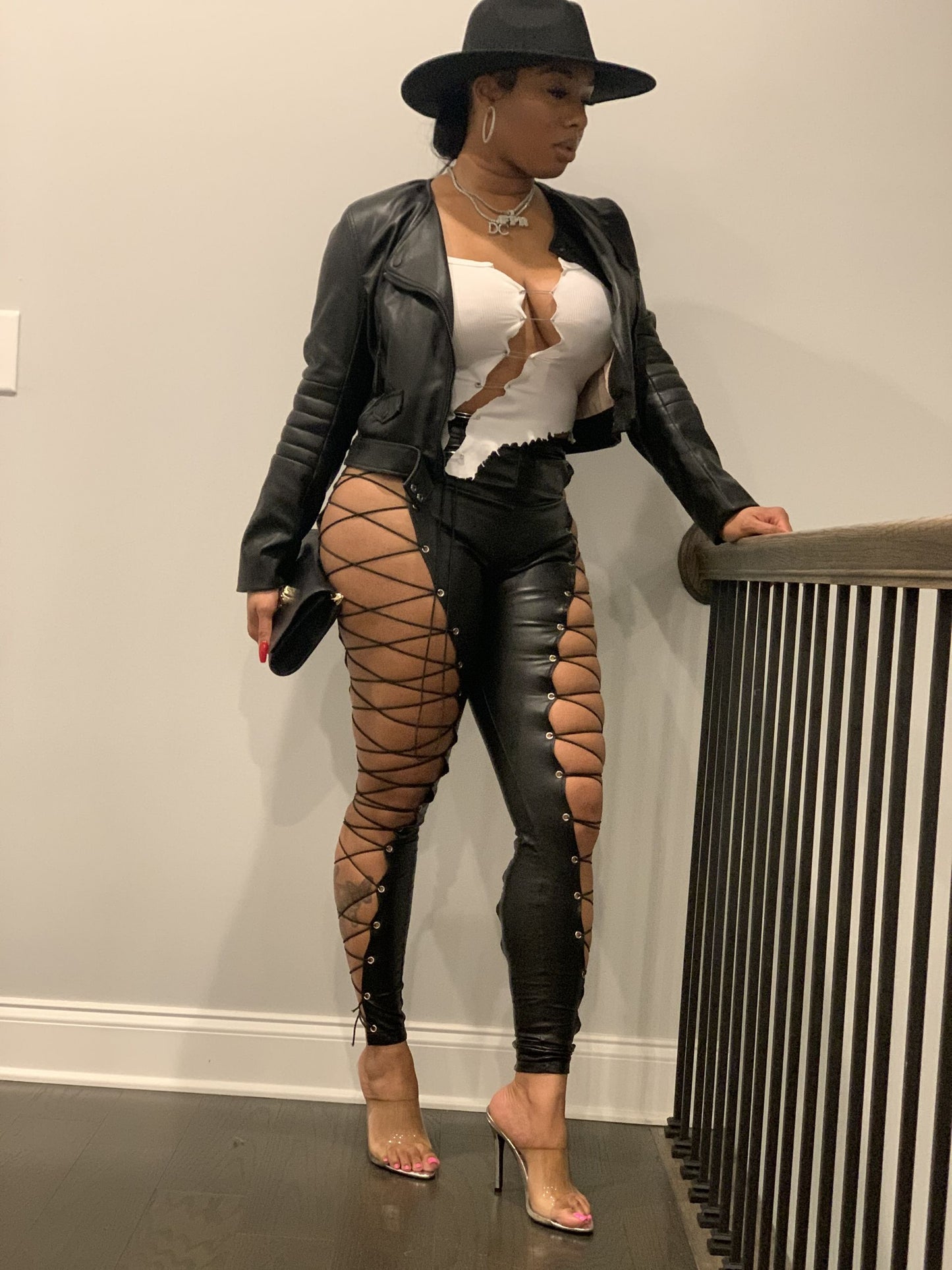 Laced Up Pants