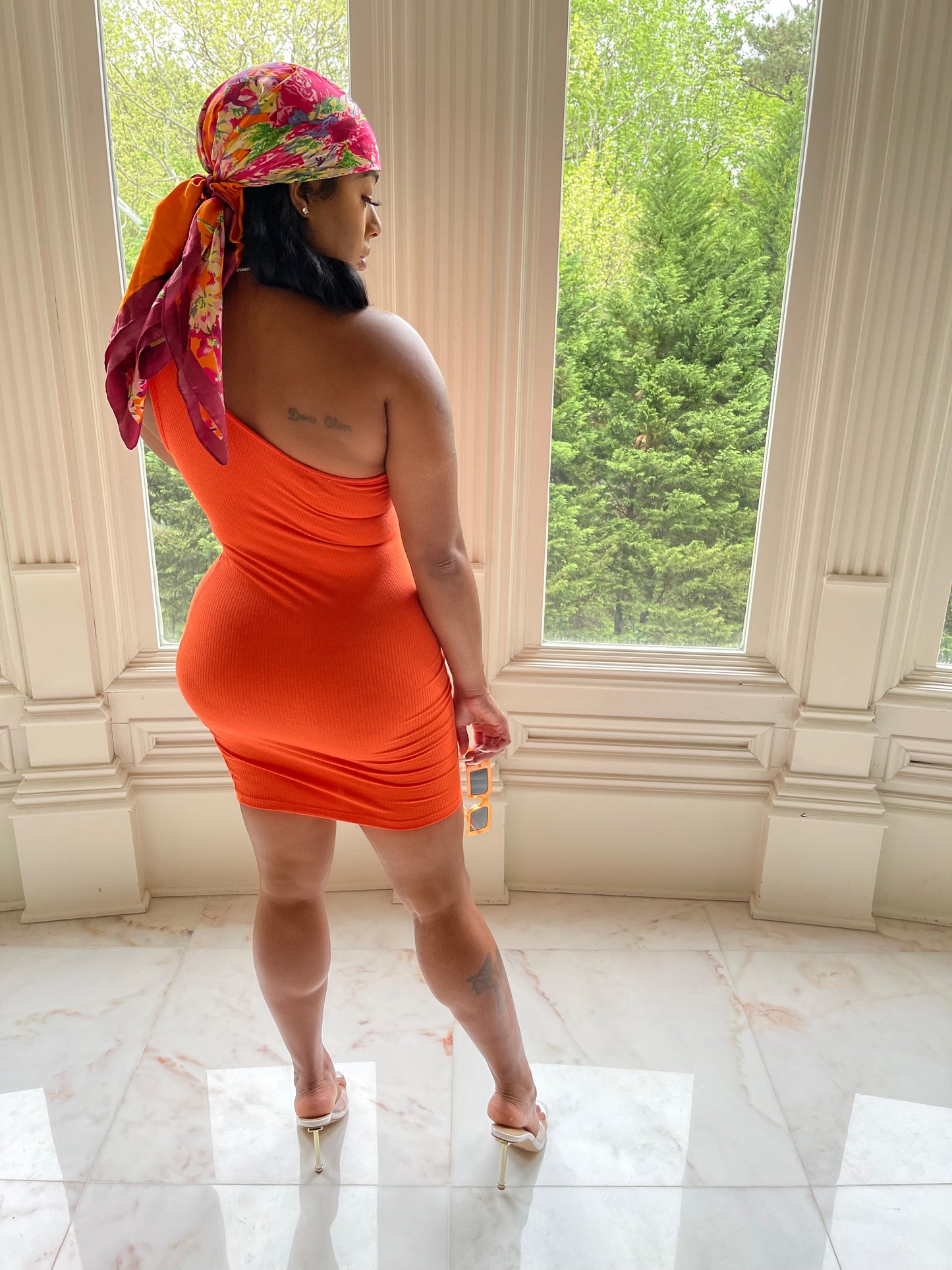 Ms. Naranja Mini Dress