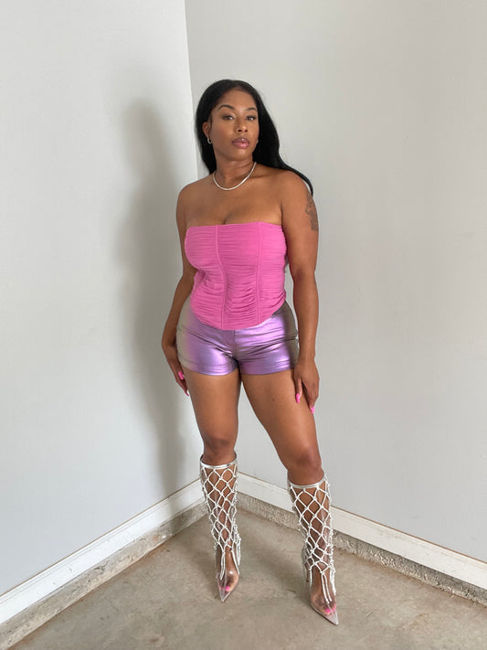 F is for Fairy Metallic Shorts