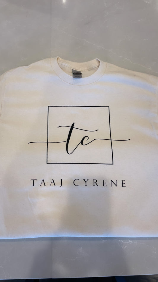 Taaj Cyrene Logo T-Shirt - Oatmeal