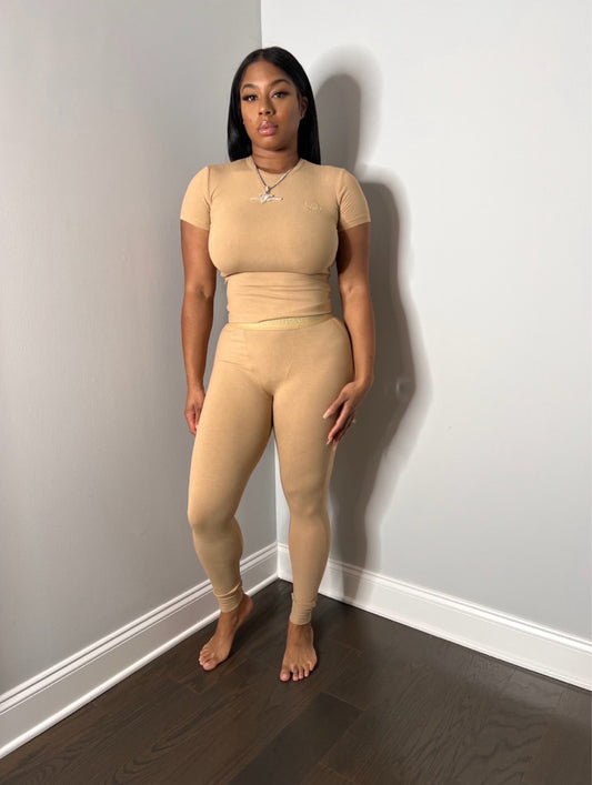 NEW Taaj Cyrene Ribbed Leggings